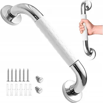 Madlo do koupelny DRŽÁK MADLO DO KOUPELNY NEREZOVÁ OCEL PROTISKLUZOVÉ MADLO DO VANY