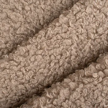 Potahová látka BIG Bouclé King barva béžová