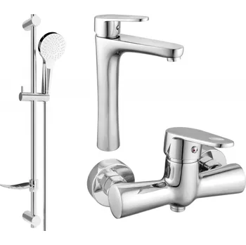 Vodovodní baterie Mexen Kama DF05 sprchová sada, chrom - 72514DF05-00 Bateriové soupravy