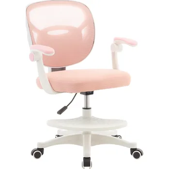 Jídelní židle Otočná židle, růžová/bílá, TREXA