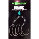 KORDA Háčky Krank 10ks vel. 6