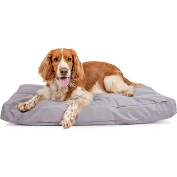 Pro psa Matrace nylon Buffy šedá se zipem 120x100x15