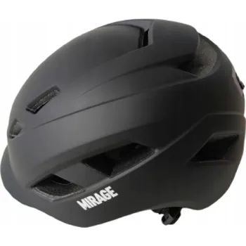 Cyklistická přilba Cyklistická helma Mirage s USB-C světlem, velikost L 58–61 cm