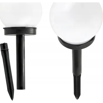 Venkovní osvětlení Solární lampa zapichovací Berge bílá 34,5 cm 1 ks