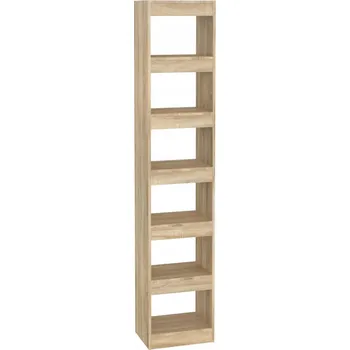 Knihovna Regál Knihovna Přepážka Dub Sonoma 40x30x198 cm