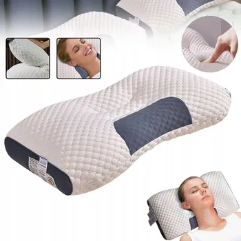 Polštář ORTOPEDICKÝ POLŠTÁŘ PRO SPANÍ NA BOKU A BŘICHU PROFILOVANÝ 74X48 cm