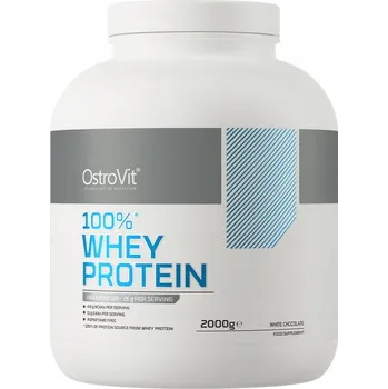 Protein Protein syrovátkový koncentrát - WPC OstroVit prášek 2000 g příchuť bílá čokoláda