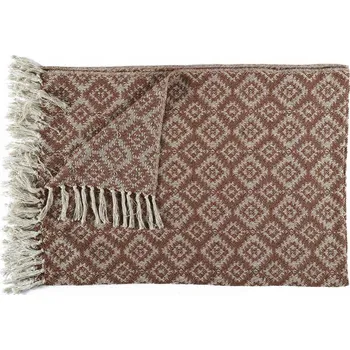 Přehoz na lůžko Přehoz Intesi bavlna 150 cm x 200 cm červený