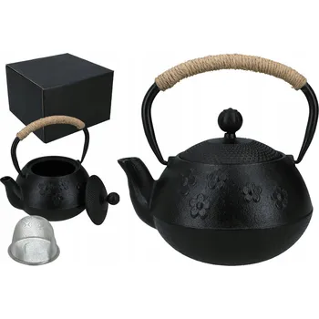 Konvice na čaj LITINOVÝ VAŘIČ ČAJOVÝCH KONVIC SMALTOVANÁ ORGANIZÉR OZDOBNÁ KONVICE