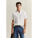 KOŠILE GANT REG LINEN SS SHIRT WHITE