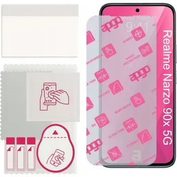 Pouzdro na mobilní telefon Hybridní Sklo pro Realme Narzo 90x 5G, alternativa tvrzeného skla, flexibilní