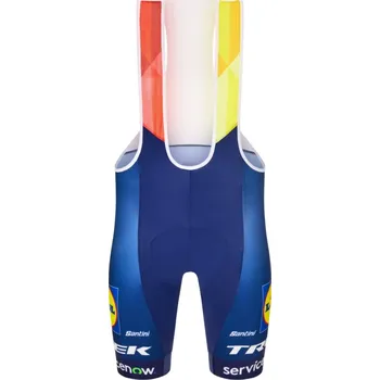 Cyklistické kalhoty SANTINI Cyklistické kalhoty krátké s laclem - LIDL TREK - BIB SHORTS XL