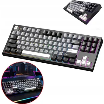 Klávesnice MECHANICZNA KLAWIATURA S87 WIND SPIRIT ČERNÁ BLUETOOTH 2,4 GHZ HERNÍ