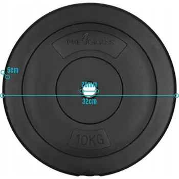 Pretorians bitumen, Závaží 10 kg