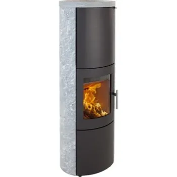 Krbová kamna HETA Scan-line 830S černý lak a kompletní obklad mastek