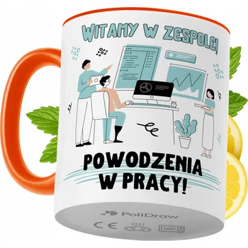 Hrnek Polidraw Hrnek Polidraw Vítejte v Práci jako Dárek keramický 330 ml