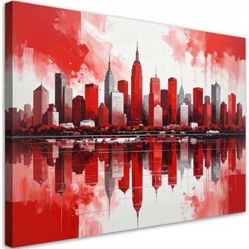 Obraz Obraz do obýváku, ložnice, kanceláře, Červené Město Budovy imitace 45x30