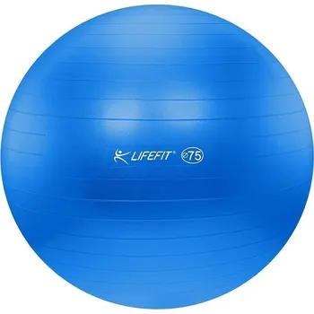 Gymnastický míč LIFEFIT Gymnastický míč PEARL 75 cm modrý