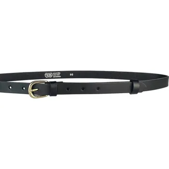 Opasek PENNY BELTS Kožený opasek 20-201Z-63 černý - 100 cm