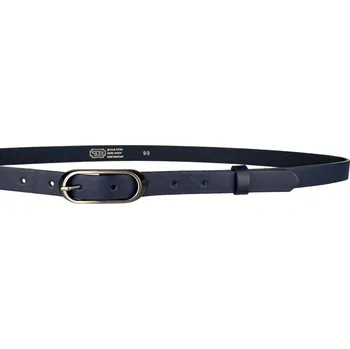 Opasek PENNY BELTS Kožený opasek 20-175-56 modrý - 90 cm