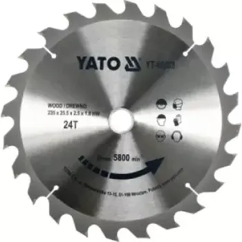 Příslušenství k pile Yato - Vidiový pilový kotouč na dřevo 160x20mm 60 zubů