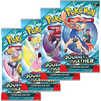 Karetní hra Hra Pokémon TCG SV09 Journey Together booster set 10 karet v sáčku | 840721