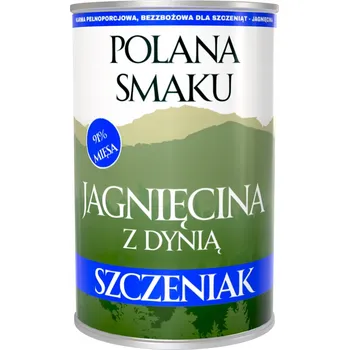 Krmivo pro psa POLANA SMAKU - ŠTĚNĚ - Jehněčí s dýní 400g