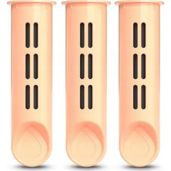 vodní filtr SADA 3 filtrů pro filtrační láhev Dafi SOFT a SOLID, broskvová