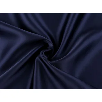 Satén splývavý Rose METRÁŽ - 8 (71) (180 g/m²) modrá tmavá