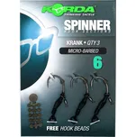 KORDA Háčky Spinner Hook Sections Krank 3 ks vel. 4
