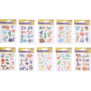 Odstranitelné tetování Tetovací obtisky Zvířátka 7,5 × 11 cm