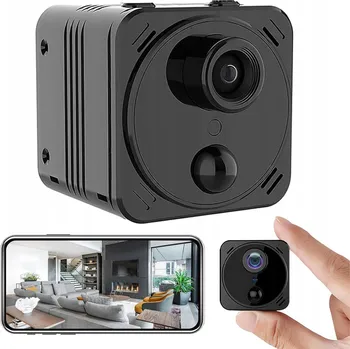 IP kamera MINI WIFI ŠPIÓNKÁLNÍ KAMERA S DETEKCÍ POHYBU, NÁHLED PŘES TELEFON