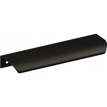 Nábytkové kování Nábytková úchytka s okrajem REJS LENTIS 192/212 mm černá matná