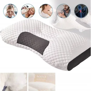 Polštář ORTOPEDICKÝ POLŠTÁŘ PRO SPANÍ NA BOKU A BŘICHU, PROFILOVANÝ - NOVÝ