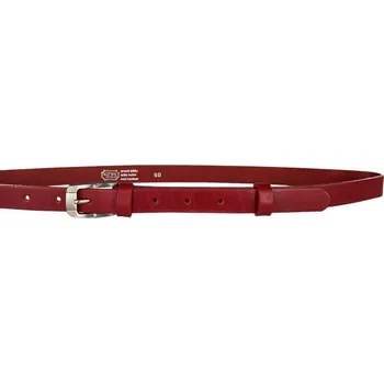 Opasek PENNY BELTS Kožený opasek 20-182-93 červený - 105 cm