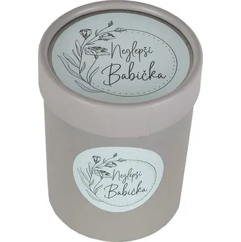 Svíčka Vonná svíčka nejlepší babičce v dárkovém obalu 200 g