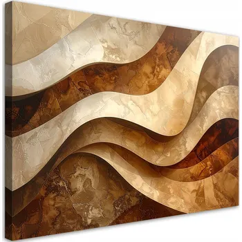 Obraz Moderní obraz do obýváku, ložnice, kanceláře, Abstraktní vlny 45x30