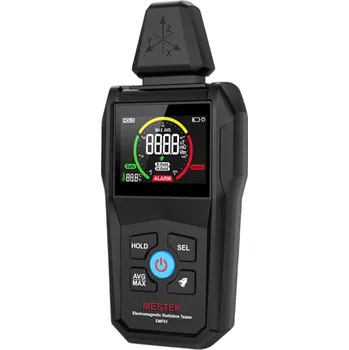 Detektor CO EMF01 elektromagnetický detektor záření 120 × 90 mm Vysoká přesnost Měřič elektromagnetických vln pro domácí použití