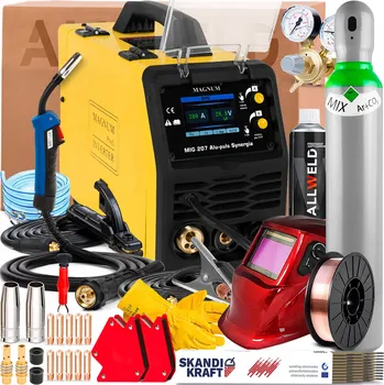Svářečka Svářečka MAGNUM MIG 207 ALU PULS SYNERGIE 230V 200A TIG DC LIFT MMA FLUX