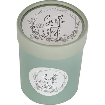 Svíčka Vonná svíčka v dárkovém obalu 200 g - světlo štěstí