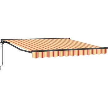 Markýza Budsorovatelné zastřešení Vícebarevný 350 x 250 cm Žlutá 3330266