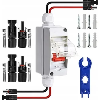 Bezpečnostní kamera MINIATURNÍ SOLÁRNÍ DC ODPOJOVAČ 500V 32A IP65