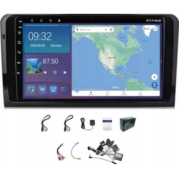 Autorádio GPS NAVIGACE RÁDIO MERCEDES ML W164 WIFI CARPLAY USB 2GB 64GB