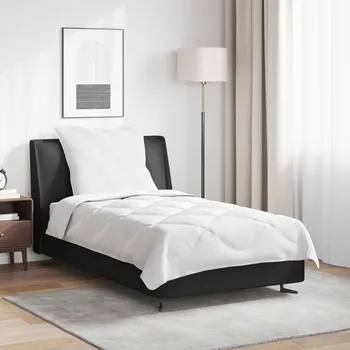 Povlečení Přikrývka s polštářem 2 pcs Bílá Mikrovlákno Bílá3376585