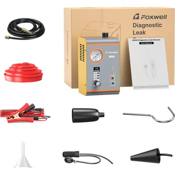 Polep vozidla Diagnostický kouřový tester netěsností 12V Vestavěná pumpa Detekce úniků kouře v potrubí vozidel