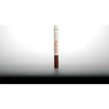 Speciální výtvarná barva DARWI TEX OPAK fixa na textil - Tmavě hnědá 6 ml