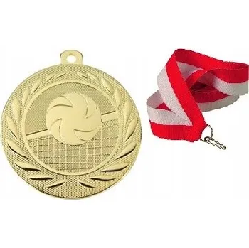 Zlatá medaile Volejbal 50 mm + Stuha