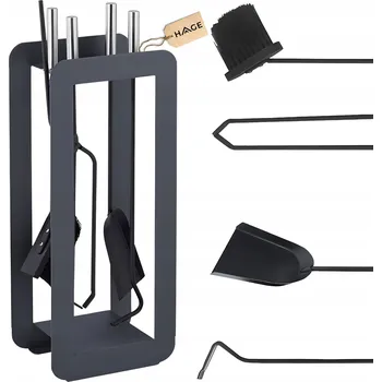 Krbové nářadí Krbové nářadí Bornholm 5v1: Příslušenství ke krbu, nářadí, lopatka, pohrabáč