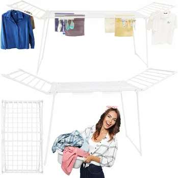 Sušák na prádlo VELKÝ SKLÁDACÍ TELESKOPICKÝ SUŠÁK NA PRÁDLO