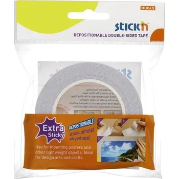 Lepicí páska Samolepicí oboustranná páska Stick'n by Hopax - odnímatelná, 12 mm x 12 m